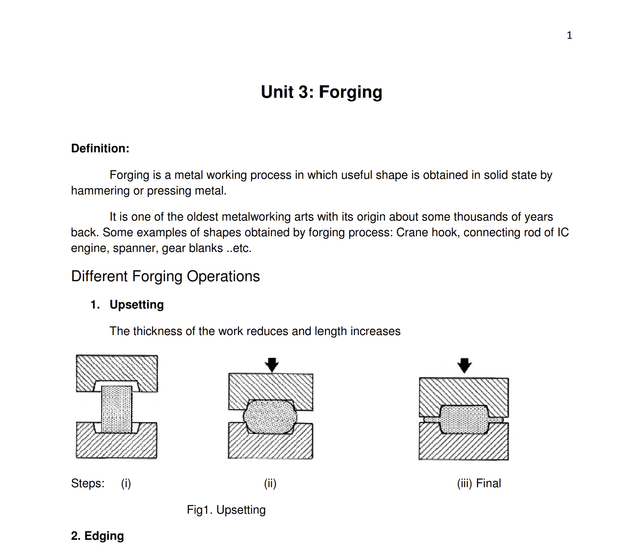 Forging 1